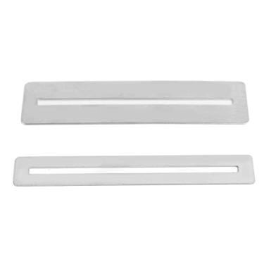 Imagem de Pilipane 2 peças de protetor de placa de traste de guitarra acessório de instrumento de metal para manutenção