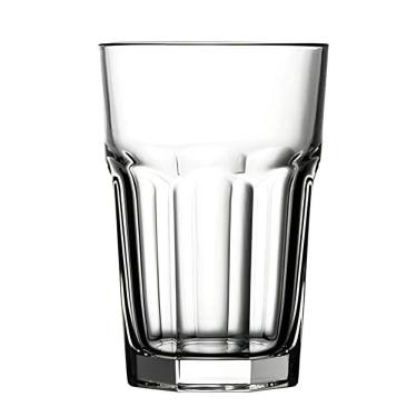 Imagem de Copo Alto De Vidro Grosso 415Ml Água Suco Grande Casablanca