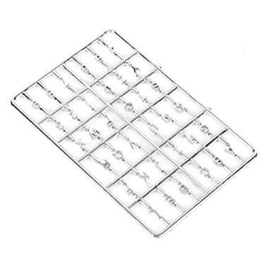 Imagem de Naroote Mobília da Porta da Frente Casa de Boneca, Números Não Tóxicos 1/12 Letras Casa de Boneca 10x6.5cm para o Número (Prata)