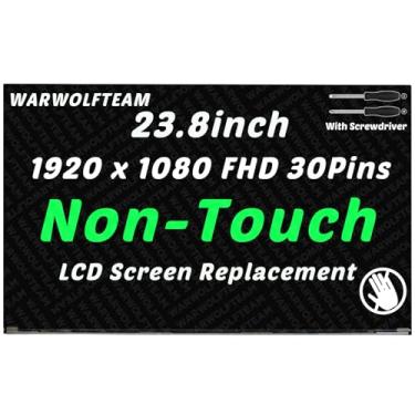 Imagem de WARWOLFTEAM Tela de substituição LM238WF2-SSK1 para Lenovo ThinkCentre M920z All in One 10S6 10S7 01AG967 60.5 cm 60Hz 30 pinos 1920 x 1080 LCD LED IPS painel de exibição (apenas para não toque)
