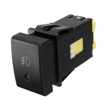 Imagem de JicSuXi Interruptor de luz de com botão de três pinos, acessórios para carro, interruptor de luz de preto para Jimny Sturdy, peças de