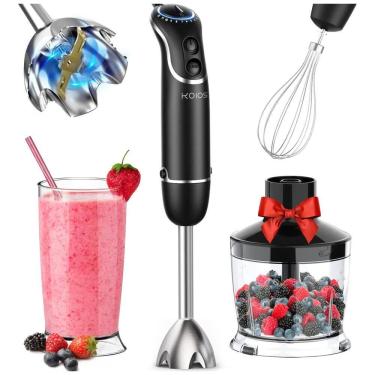 Imagem de Mixer 4 em 1 Multifuncional com Acessórios e 12 Velocidades, 800W, 110v, KOIOS HB 2033B3, Preto