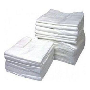 Imagem de Sacolas Plasticas Branca Reciclada Reforçada 5 Kg 45x60 - Higipack