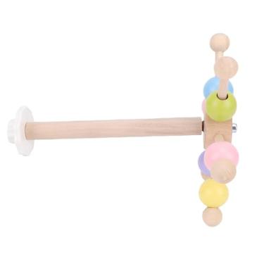 Imagem de GLOGLOW Pássaros Girando Moinho de Brinquedo Pássaro Suporte Poleiro Brinquedo, Papagaio Suporte de Madeira Quebra-cabeça Girando Moinho de para Gaiola de Acessórios Decoração