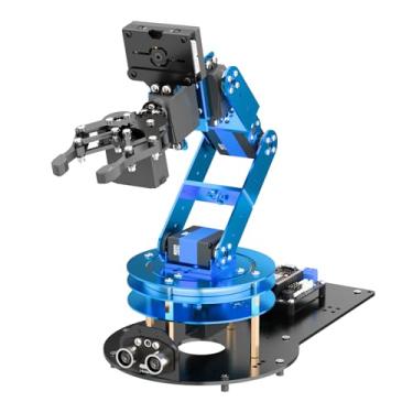 Imagem de Robotic Arm for Arduino AI Vision & Voice Interaction 6DOF Serial Bus Servo Smart Robot Arm, STEM Project Educational Robot & Engineering Kits, Science/Coding/Programming Set, LeArm AI Advanced Kit