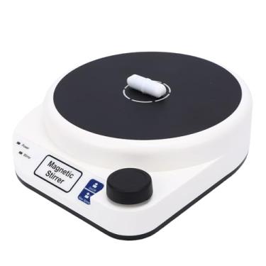 Imagem de AUNMAS Agitador Magnético 3L Com Barra de Agitação, 2.000 Rpm, Misturador Magnético Pequeno Com Luz Indicadora Almofada Antiderrapante para Laboratório, Pesquisa Científica, (Plugue dos EUA 100-240V)