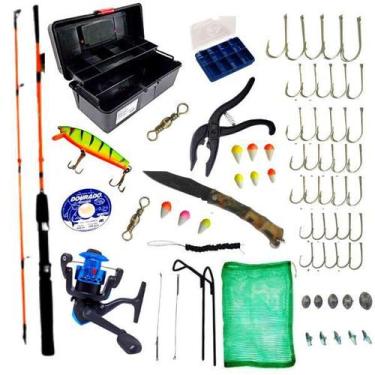 Imagem de Maleta De Pesca Completa Vara Molinete Com Acessórios - Marine Sports