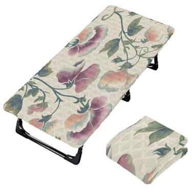 Imagem de Burbuja Lençol de berço retrô para crianças, lençol de cochilo acolchoado portátil com faixa elástica para meninas e meninos, lavável na máquina, 63,5 x 127 cm