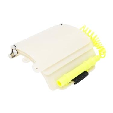 Imagem de KUIDAMOS Almofada de Escrita Luminosa à Prova D'água de Ardósia de Mergulho para Exploração Subaquática Com Lápis e Anel de Borracha para Mergulhadores e Praticantes de Snorkel