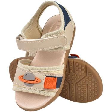 Imagem de Papete Infantil Menino Planeta Macia Sandalia Masculina - Mimoflex, Be