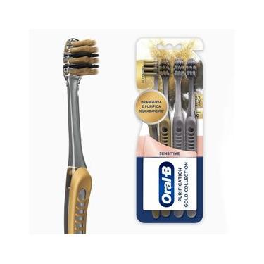 Imagem de Escova de Dentes Oral-B Purification Gold Collection 4un