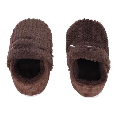 Imagem de Generic Sapatos Aquecidos, Aquecedor de Pés Elétrico Ajustável de Temperatura de 5 Níveis de Pelúcia Com Sola Antiderrapante à Prova de água para Acampamento Ao Ar Livre Interno, (Café)