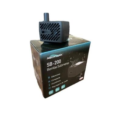 Imagem de Bomba Submersa Bombinha Fonte De Água Aquário 220 L/h - Aquatank, 110V