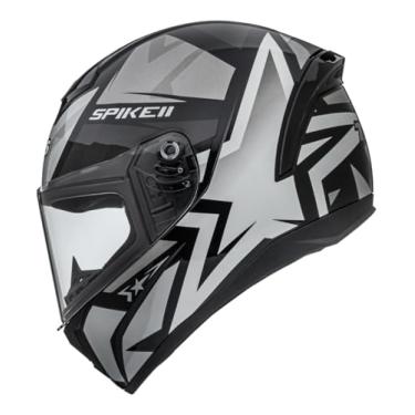 Imagem de Capacete Moto Integral Fechado Peels Spike 1ST Preto / Prata 62