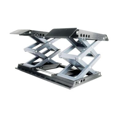 Imagem de MERIGLARE de trabalho para carros RC, plataforma elevatória em miniatura RC, portátil, para crawlers em escala 1/18, de trabalho para reparos, Preto