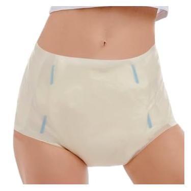 Imagem de Incontrol Cuecas transparentes para incontinência de látex sem costura, Nude., P