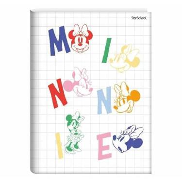 Imagem de Starschool – Caderno 1/4 caligrafia capa dura Minnie Disney | 40 Folhas | Pautas específicas para treino da letra e tema fofo