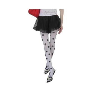 Imagem de Meias Calças Com Estampa De Poá Para Meninas, Moda Vintage Y2K, Meias 