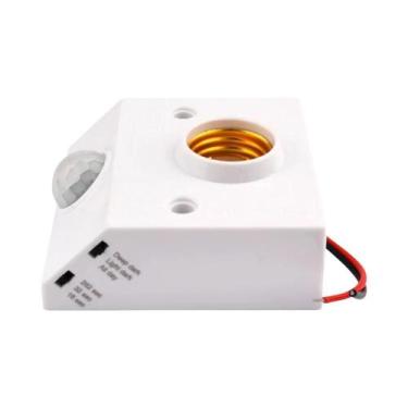 Imagem de Soquete Adaptador E27 Para Lâmpada LED Com Sensor De Movimento PIR 100