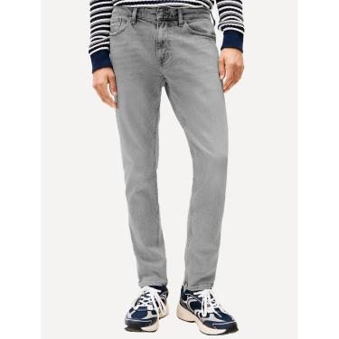 Imagem de Calça Tommy Jeans Masculina Slim Austim Stone Cinza Escuro-Masculino