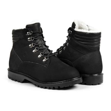 Imagem de Bota Oslo Bremen Para Neve Em Couro Forrada Com La E Impermeavel Masculina-Masculino
