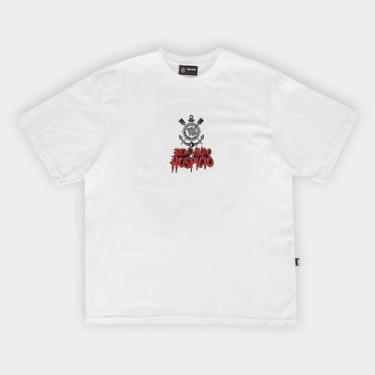 Imagem de Camiseta Juvenil Corinthians Street, Branco, 8A