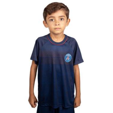 Imagem de Camiseta Paris Saint Germain Web Infantil - Braziline, 4 ANOS