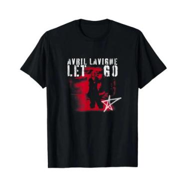 Imagem de Camiseta Feminina De Algodão Puro Avril Lavigne Let Go Spraypaint Fash