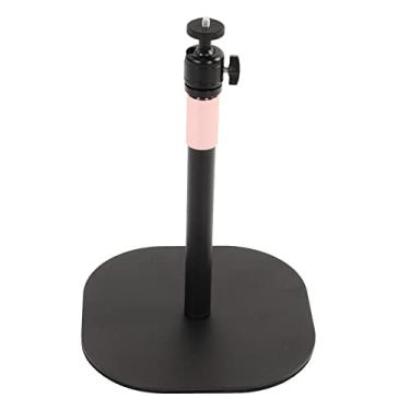 Imagem de Generic Kit de Suporte de Chão Com Estabilizador de Câmera Giratório, Parafuso de 1/4 pol., Chassi de Liga de Aço, Projetores de Telefones, Ajuste Horizontal de 360, Passo 90, para Acampamento de