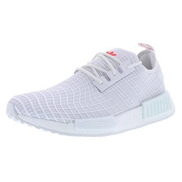 Imagem de Adidas Originals Tênis masculino NMD_r1, Branco/Nuvem Branco/Vermelho Solar, 8