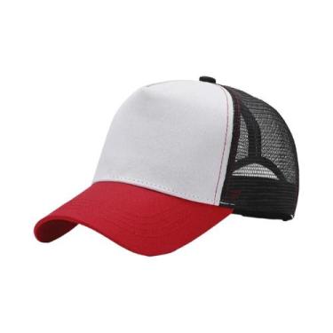 Imagem de Boné de Beisebol Snapback Curvo - Adulto, Malha, Verão, Hip Hop, Ajust