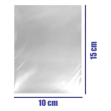 Imagem de Saco Plástico Cristal Transparente 10x15cm Embalagem 1kg - Cometa