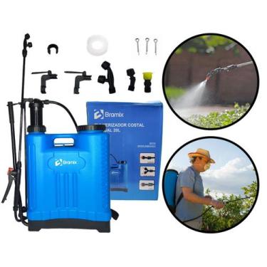 Imagem de Pulverizador Costal Manual Plástico Borrifador Para Plantas Jardins Mu