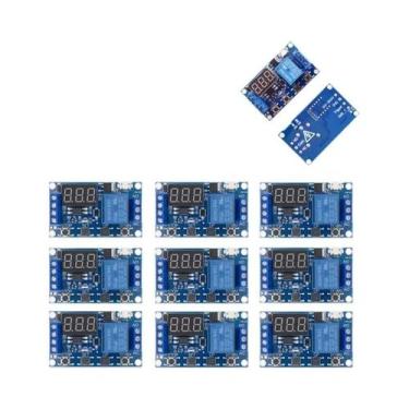 Imagem de Relé Temporizador De Ciclo Com Display LED Micro USB 5V, Desligamento 