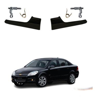 Imagem de 2 Gatilho Maçaneta Interna Preta Porta Traseira Vectra Todos - Un / 2 [f103]