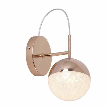 Imagem de Arandela Led Media Luna French Gold 3000k 6w Bella Iluminação