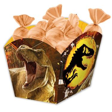 Imagem de Cachepot De Papel Jurassic World Domínio - 8 Unidades