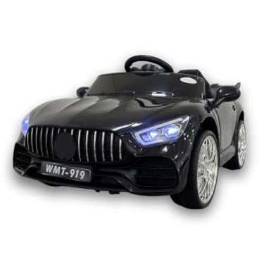 Imagem de Carrinho Elétrico Infantil 6V Super GT Turbo Conversível Preto