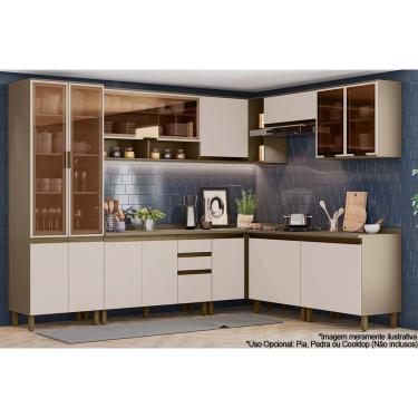 Imagem de Kit Modulado Henn 13 Peças Connect C6P06 Duna/Cristal
