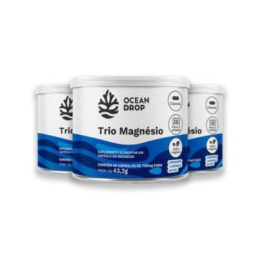 Imagem de Kit 3 Trio Magnésio 60 Cápsulas Ocean Drop