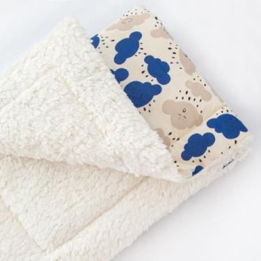 Imagem de Mantinha Bebê Dupla Face Com Sherpa Cobertor Infantil Grossa - Varias 