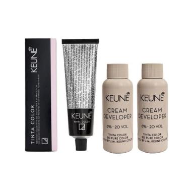 Imagem de Tinta Coloração Keune 7.2 Louro Med Péro + 2 Developer 20vol