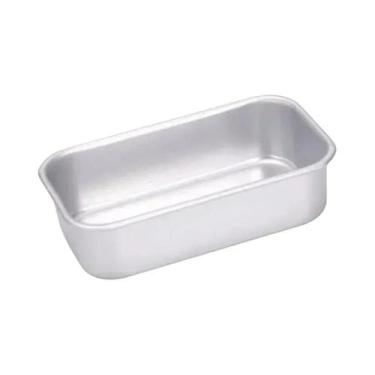 Imagem de Forma Retangular Antiaderente Para Pão Em Aço Carbono, Mini Assadeira 