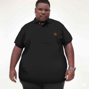 Imagem de kit 3 Camiseta Camisa Polo Masculina Bordada Algodão Casual Várias Cor