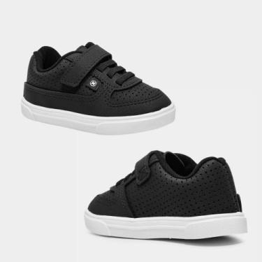 Imagem de Tenis infantil menino Casual Molekinho Fecho Calce Fácil Np Flot -, Pr