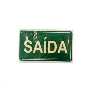 Imagem de Placa Sinal.15X25 Lum.Saida - Kit C/5 CA - LOOK