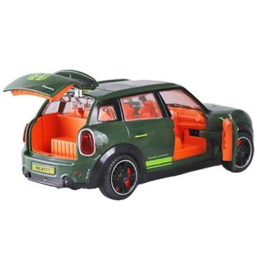 Imagem de Carro de brinquedo BMW Mini Green com som e luz para crianças - Taiyua