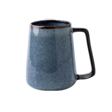Imagem de Caneca de cerâmica Xícara de café retrô 700ml de grande capacidade - y