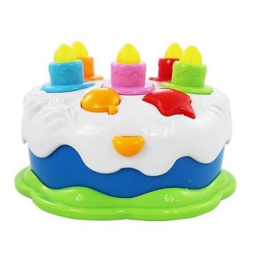 Imagem de Brinquedo de bolo de aniversário para crianças pequenas com - Gloome S