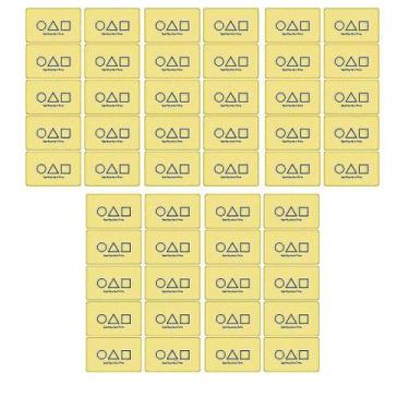 Imagem de Decoração de cartão de lembrança do Squid Game - Gloome Store